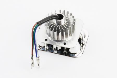 Фари квадратної внутрішня частина 6-LED, 90*65 мм, TUNING до мопеда DELTA