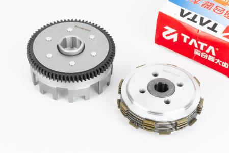 Зчеплення, маховик в зборі (4 болта, маховик 70 зуб.) CB-125 cc тип 1 до мотоцикла CB125-300