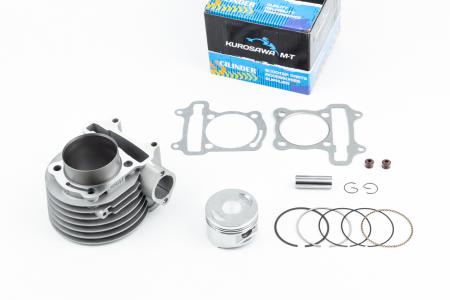 Циліндр к-кт (ЦПГ) 150 cc-57,4 мм (палець 15 мм) до скутера 125-150сс 4Т