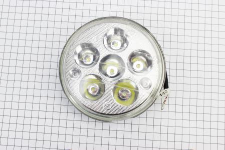 Фари круглої передня частина 5+1-LED d-140 мм, TUNING до мопеда DELTA DELTA/ALPHA