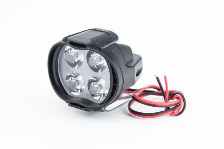 Фара додаткова світлодіодна вологозахисна-4 LED з кріпленням, 65x50 мм