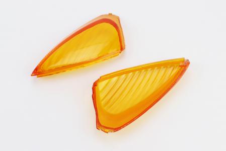 Скло поворотників задніх к-кт 2 шт, жовті до скутера Honda DIO AF-34/35