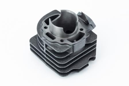 Циліндр к-кт (ЦПГ) 48 мм (палець 12 мм), синя коробка до скутера Honda LEAD90