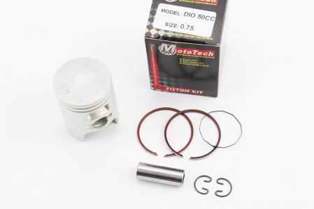 Поршень к-кт 39мм+0,75 (палець 12 мм), Тайвань до скутера Honda DIO50