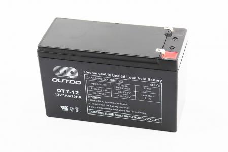 Акумулятор 12V7Ah OT7-12 кислотний (L151*W65*H94 мм) для ДБЖ, іграшок і ін.