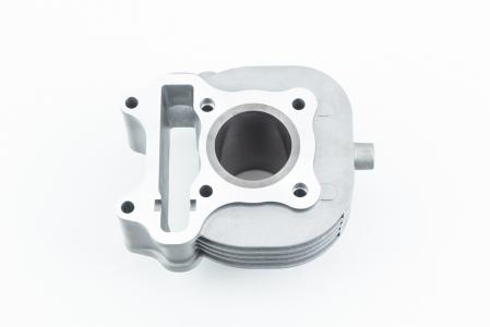 Циліндр к-кт (ЦПГ) 50 cc, 39 мм (палець 10 мм), жовта коробка "4T" до скутера Suzuki LET'S