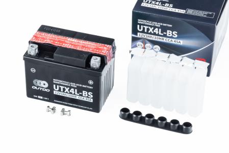 Акумулятор 12V3Ah UTX4L-BS кислотний (L113*W70*H85 мм)