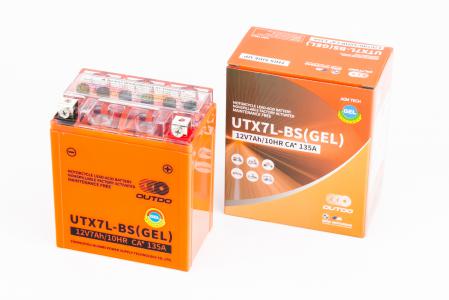 Акумулятор 12V7Ah UTX7L-BS GEL (L113*W70*H132 мм) "МОТО"