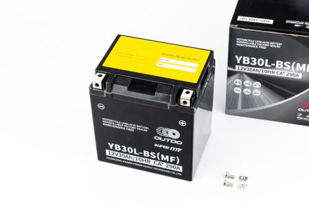 Акумулятор 12V30Аh YB30L-ВS(MF) кислотний (L166*W127*H175 мм)