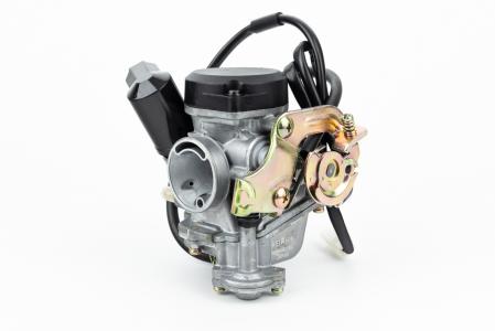 Карбюратор (пласт. кришка) (якісна копія) до скутера 50-100сс 4Т
