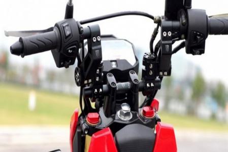 Руль універсальний з регулюванням нахилу "трансформер" TUNING, графіт тип 1 до скутера Viper 125-150J