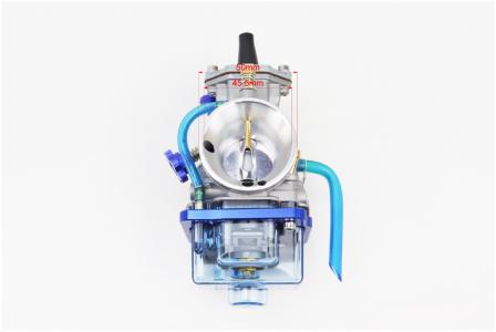 Карбюратор TUNING прозор. піддон PWK 28 d-28 мм з мех. заслонкою, (якісна копія) до мотоцикла CB125-300