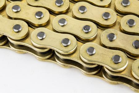 Ланцюг приводу колеса 520HVOx104L GOLD (з сальниками) до мотоцикла