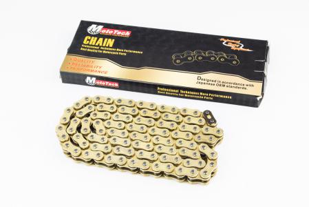 Ланцюг приводу колеса 520HVOx104L GOLD (з сальниками) до мотоцикла