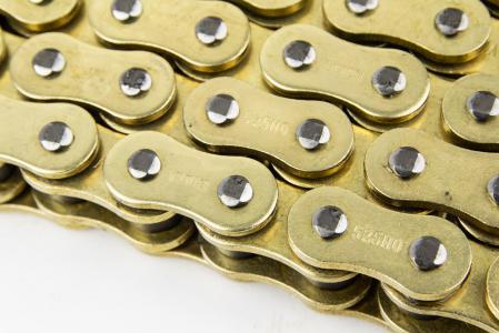 Ланцюг приводу колеса 525НVOx120L GOLD (з сальниками) до мотоцикла