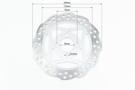Диск гальмівний передній для мототехніки Shineray XY250GY-6B