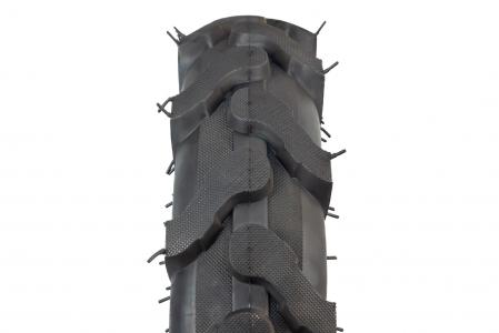 Шина на мотоблок 5,00-12 (напис 6,00L-12) 12PR з камерою 130/70-13 "насічка" (NEW) до велосипеда