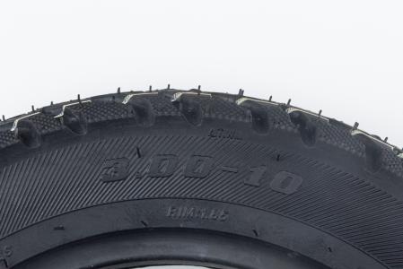 Шина 3,00-10 безкамерна (посилений корд), дорожня до велосипеда ZX902