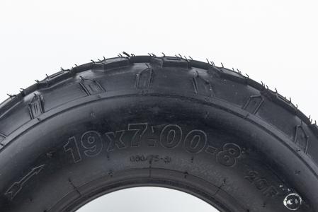 Шина на квадроцикл 19x7-8 безкамерна до велосипеда L6106