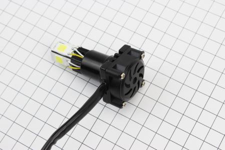 Лампа фари діодна LED-5 SUPER (к-кт різних кріплень) зі стабілізатором+стробоскоп