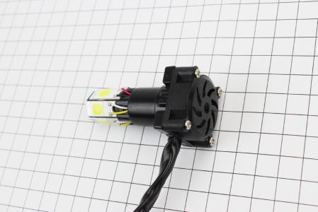 Лампа фари діодна LED-6 SUPER (к-кт різних кріплень) з стабілізатором+стробоскоп