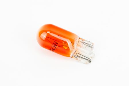 Лампа поворотника T10 (без цоколя), жовта 12V/3W