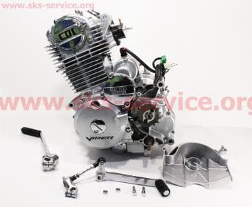 Двигатель мотоциклетный в сборе CB-150cc (на Viper-125J)