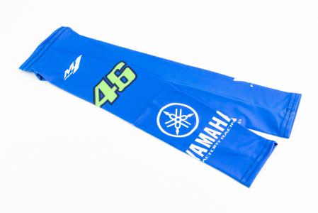 Рукави сонцезахисні M (43-50см), сині з малюнком "Yamaha"