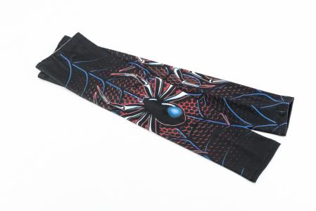 Рукави сонцезахисні M (46-52см), чорні з малюнком "SpiderMan"