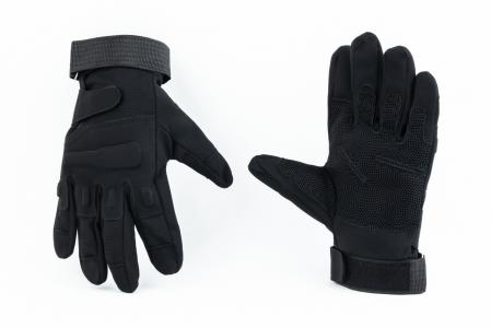 Рукавички тактичні XXL, чорні до скутера