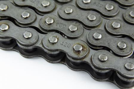Ланцюг приводу колеса 420x100L до мотоцикла
