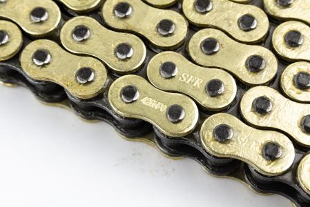 Ланцюг приводу колеса 428HVOx128L GOLD (з сальниками) до мотоцикла