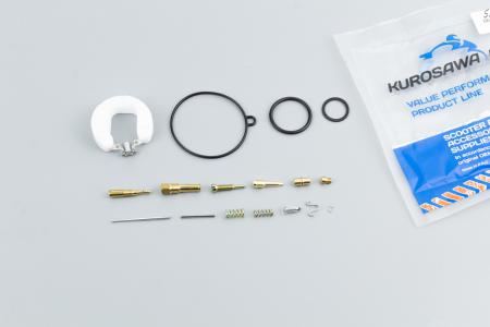 Ремонтний к-кт карбюратора 70 cc, 15 деталей+поплавок до мопеда DELTA