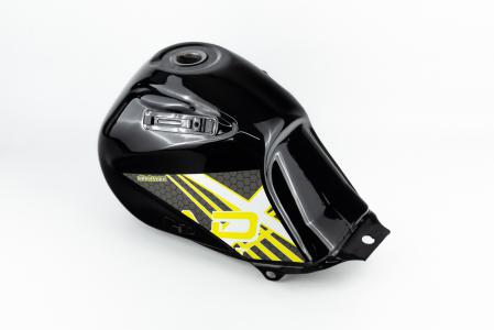 Бак паливний, чорний з жовтим малюнком до мотоцикла X-Road Light 200-250