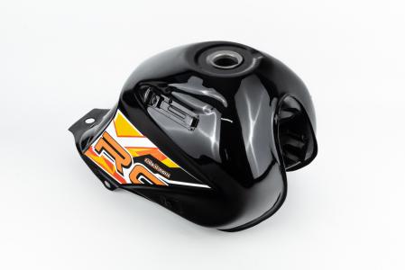 Бак паливний, чорний з помаранчевим малюнком до мотоцикла X-Road Light 200-250