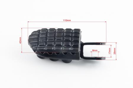 Підніжки передні к-кт 2 шт до мотоцикла X-Road Light 200