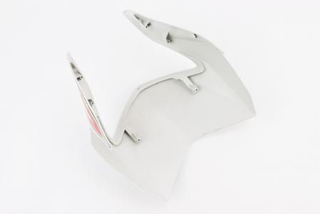 Пластик-обтікач фари, білий з оранжевим малюнком тип 2 до мотоцикла X-Road Light 200-250