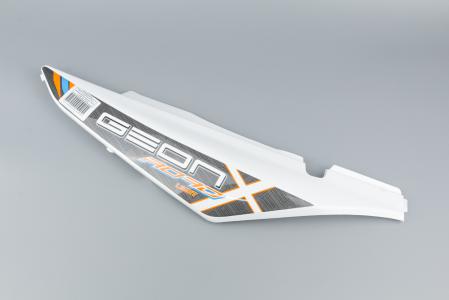 Пластик-задній боковий лівий, білий з сірим малюнком до мотоцикла X-Road Light 200-250
