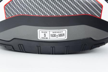 Шолом інтеграл ZS-811 SPEEDSTER S (55см), чорно-червоний матовий