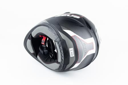 Шолом інтеграл ZS-811 SPEEDSTER М (57см), чорно-червоний матовий