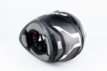 Шолом інтеграл ZS-811 SPEEDSTER L (59см), чорно-червоний матовий