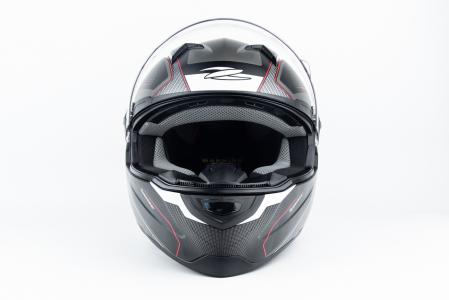 Шолом інтеграл ZS-811 SPEEDSTER L (59см), чорно-червоний матовий