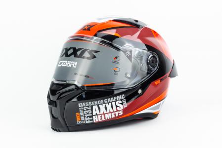 Шолом інтеграл (стандарт DOT/ECE) FENIX ESSENCE S (55-56см), чорно-червоний