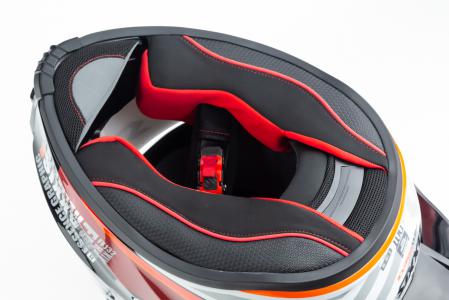Шолом інтеграл (стандарт DOT/ECE) FENIX ESSENCE S (55-56см), чорно-червоний