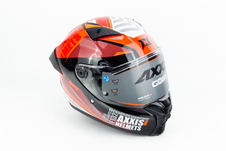 Шолом інтеграл (стандарт DOT/ECE) FENIX ESSENCE S (55-56см), чорно-червоний