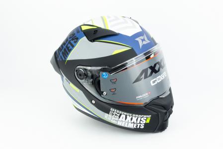Шолом інтеграл (стандарт DOT/ECE) FENIX ESSENCE М (57-58см), чорно-синій мат