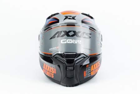 Шолом інтеграл (стандарт DOT/ECE) FENIX ESSENCE S (55-56см), чорно-помаранчевий