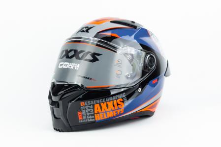 Шолом інтеграл (стандарт DOT/ECE) FENIX ESSENCE S (55-56см), чорно-помаранчевий