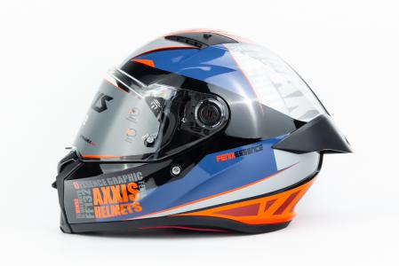 Шолом інтеграл (стандарт DOT/ECE) FENIX ESSENCE S (55-56см), чорно-помаранчевий