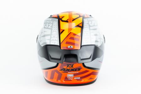 Шолом інтеграл (стандарт DOT/ECE) FENIX ESSENCE S (55-56см), чорно-помаранчевий
